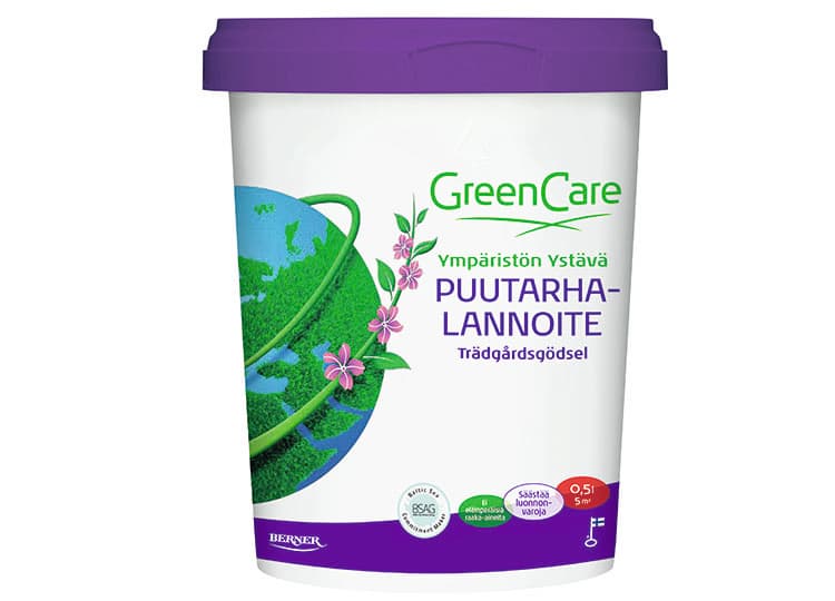 <p data-block-key="qdmyx">GreenCare Ympäristön Ystävä Puutarhalannoite 0,5 l</p>