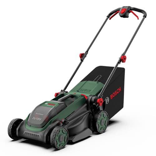 Bosch ROTAK18V-38 akkuruohonleikkuri soveltuu keskikokoisiin pihoihin
